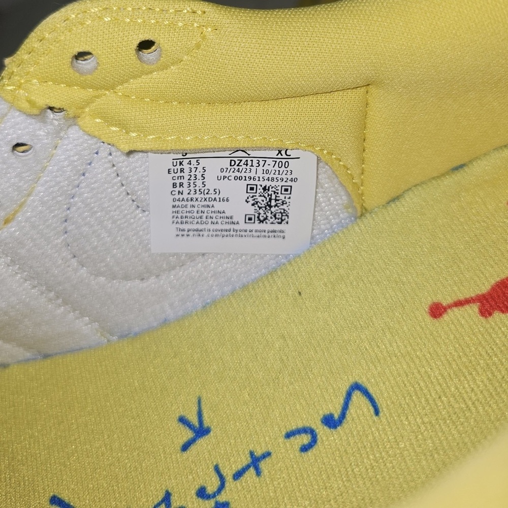 Travis Scott x Jordan 1 Retro OG SP Low Canary W DZ4137-700 - Picture 3 of 5